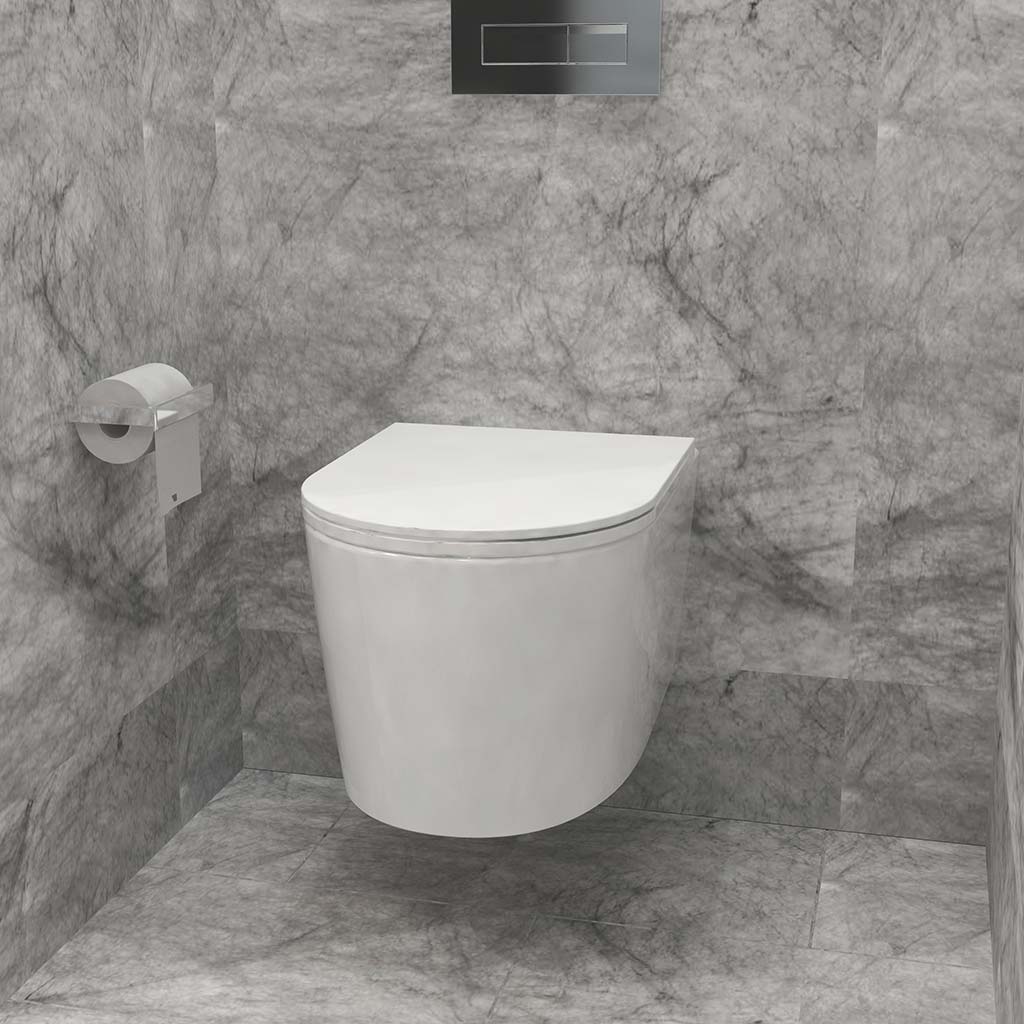 Wandhängende Toilette WC Wand-WCs Softclose Absenkautomatik