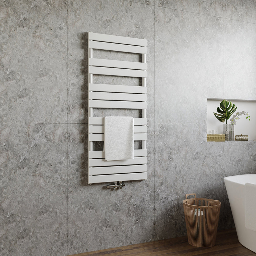 Handtuchheizkörper Heizkörper Badheizkörper Weiß 1400 x 600 mm
