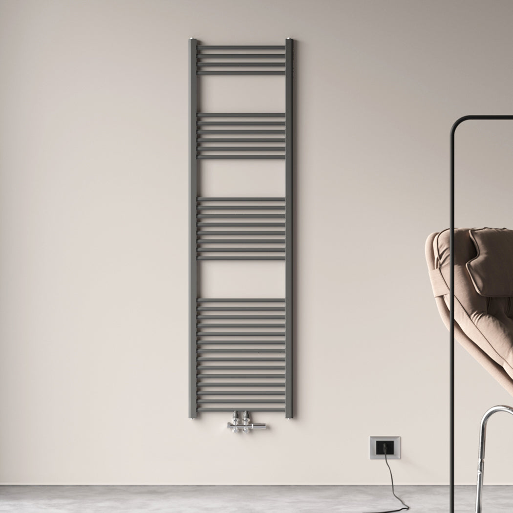 Handtuchheizkörper Heizkörper Badheizkörper Anthrazit B.500 x H.1800 mm