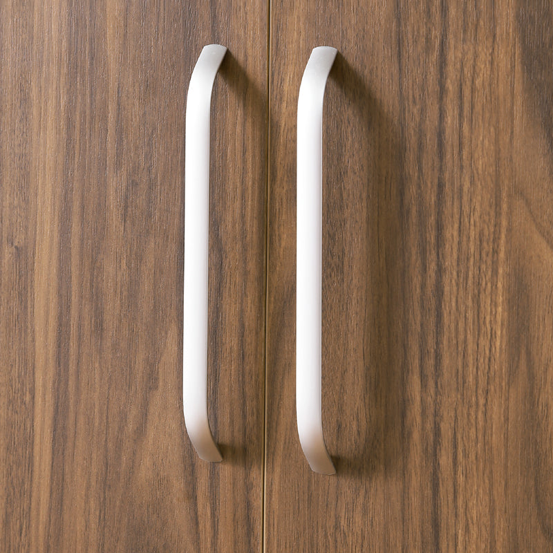 Badmöbel Set 60 cm Standschrank Waschbecken mit Unterschrank freistehend Waschtisch Keramikbecken Walnuss