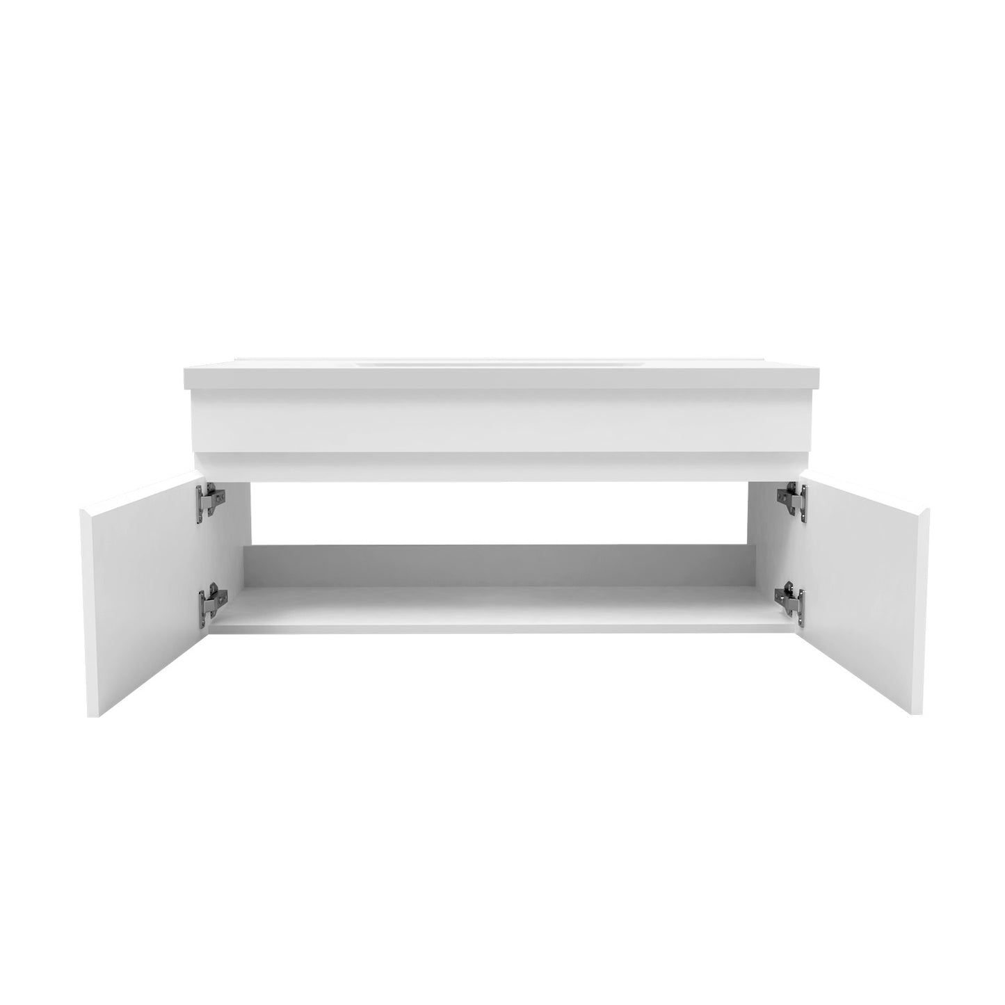 Badmöbel Set 100cm Badezimmer Waschtisch mit Unterschrank Weiß/Anthrazit/Eiche