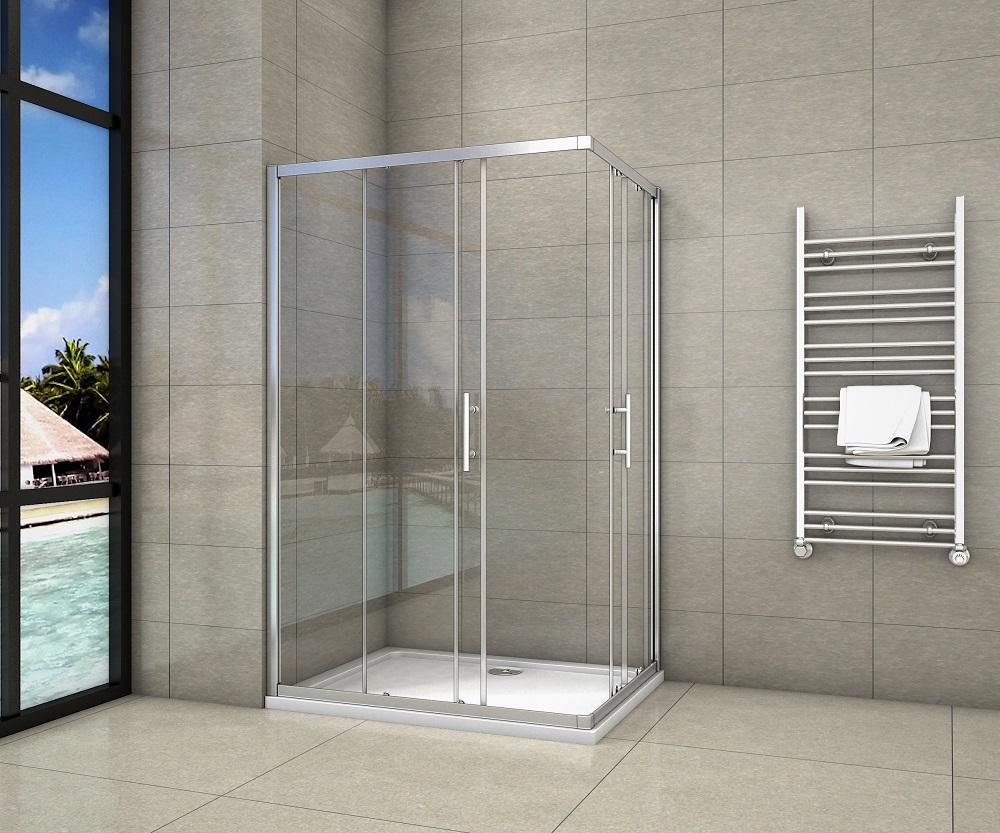 Duschkabine Falttür Drehfalttür Glas