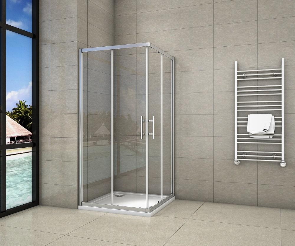 Duschkabine Falttür Drehfalttür Glas