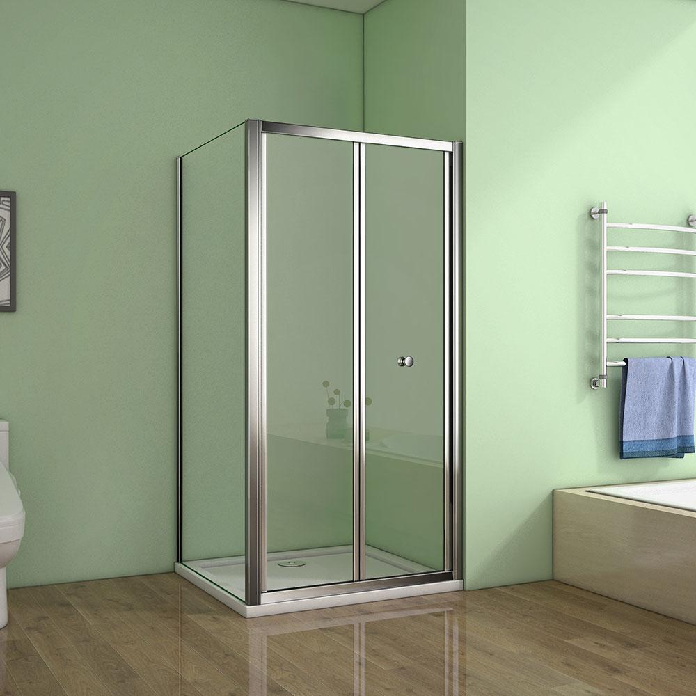 Duschkabine Falttür Drehfalttür Glas