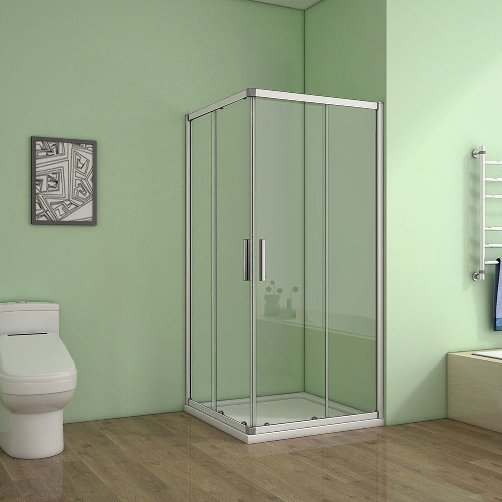 90x90 80x80 Duschkabine Glas Höhe: 185cm