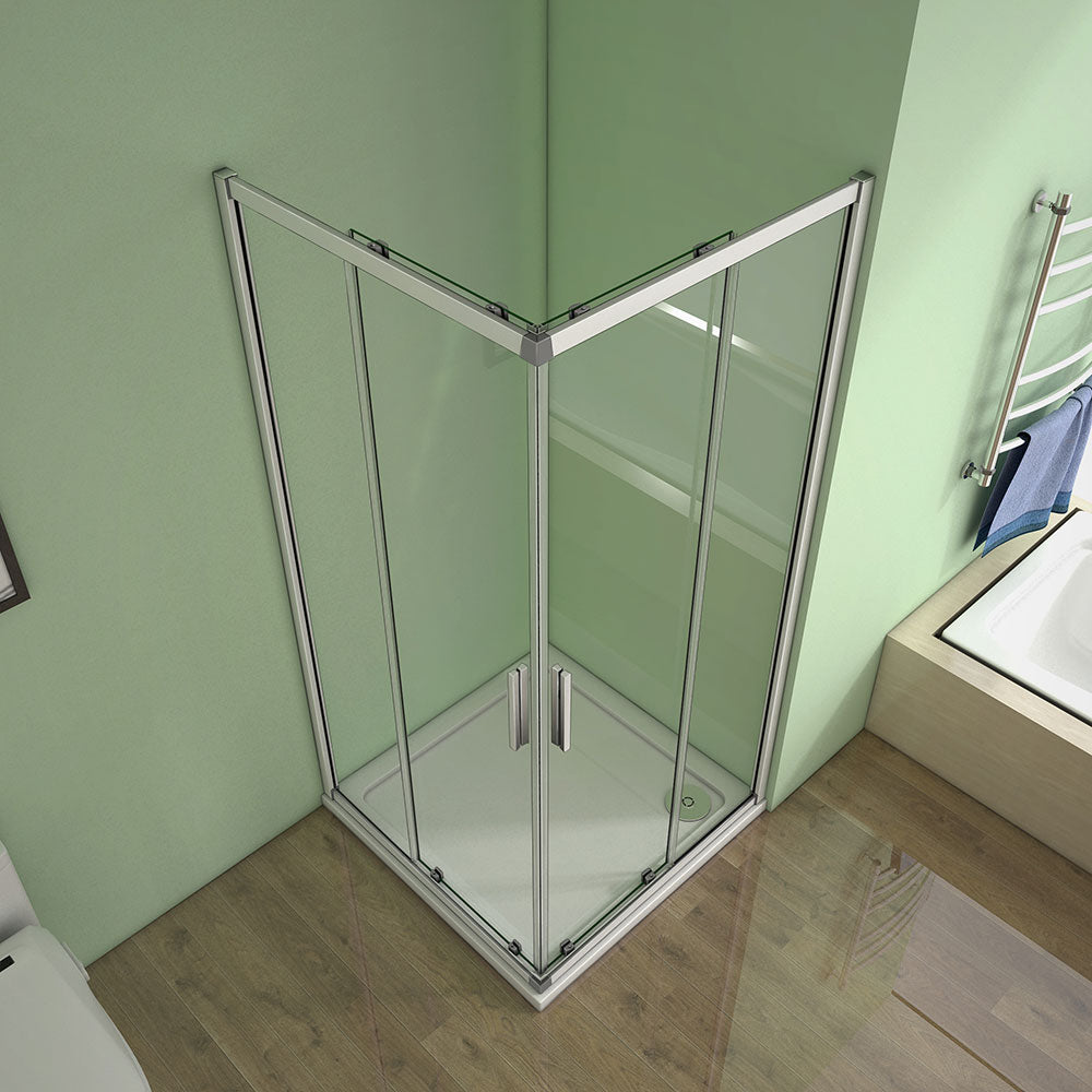 90x90 80x80 Duschkabine Glas Höhe: 185cm