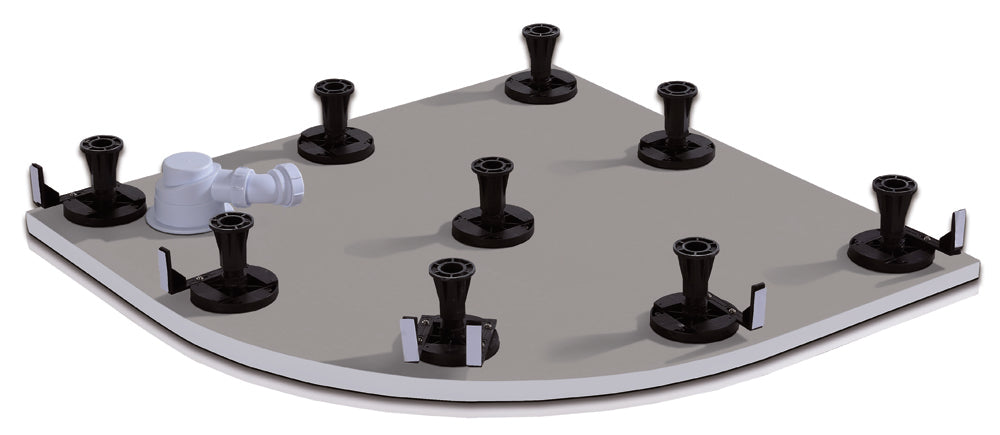 Verstellbare Stellfüße für Quadrat / Rechteck / Runddusche Duschtasse