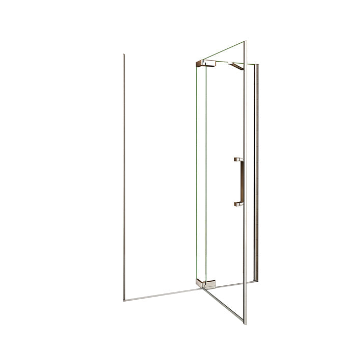 Duschkabinen Duschabtrennung 90 cm Glas Nischentür Duschtür Drehtür Duschkabine Aica