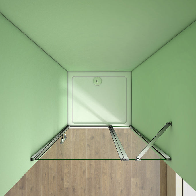 Duschkabine Nischentür Duschtür 120 cm Drehtür 6mm NANO Glas Aica