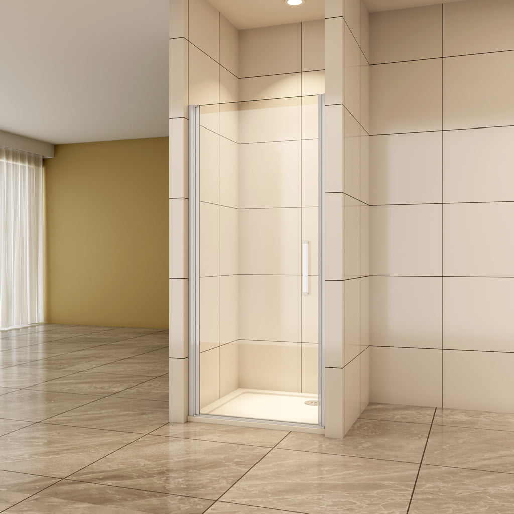 Nischentür Duschtür 80 cm 5mm Glas Drehtür Duschabtrennung