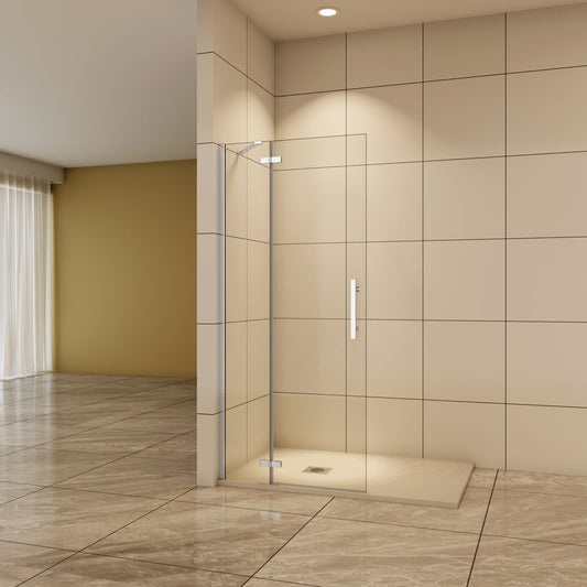 Walk In Duschtür 86 cm 6mm NANO Glas Drehtür Duschabtrennung