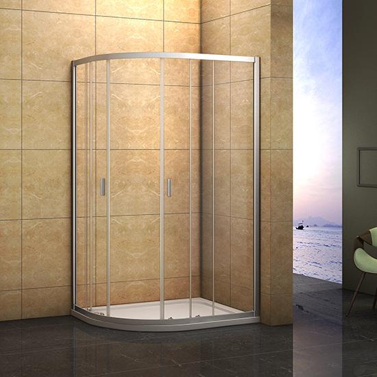 Duschkabine Falttür Drehfalttür Glas
