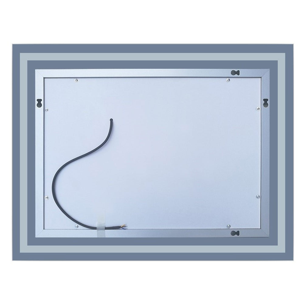 LED Badspiegel 50-160 cm Wandspiegel mit Beleuchtung Wandschalter Beschlagfrei Kaltweiß