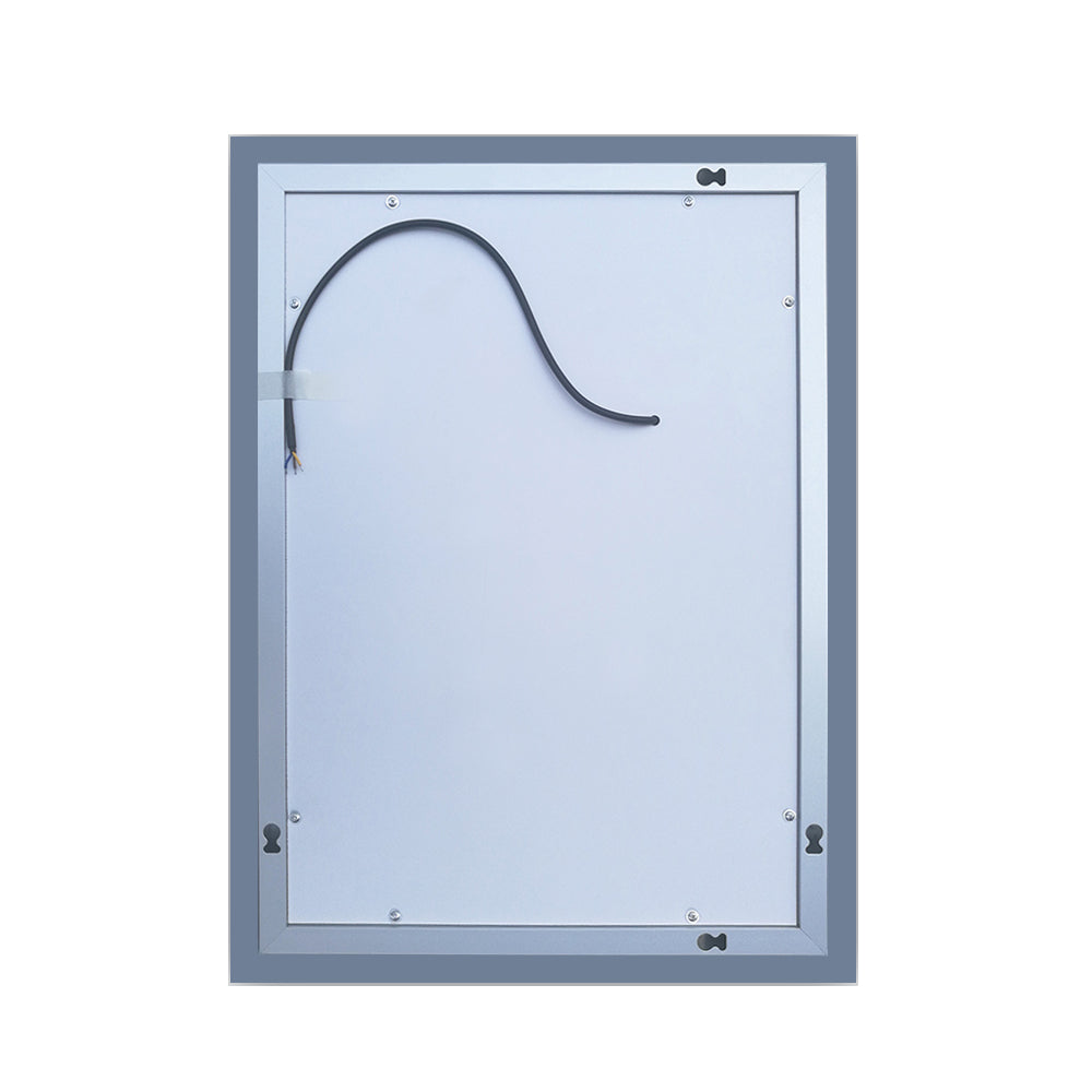 LED Badspiegel Wandspiegel mit Beleuchtung Einzel Touch Beschlagfrei Kaltweiß