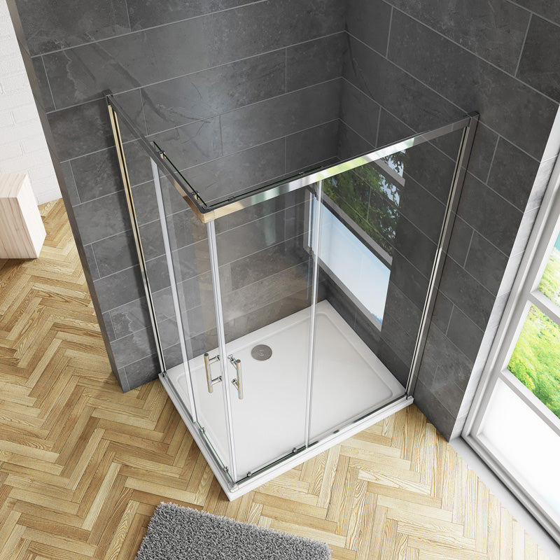 Duschkabine Falttür Drehfalttür Glas