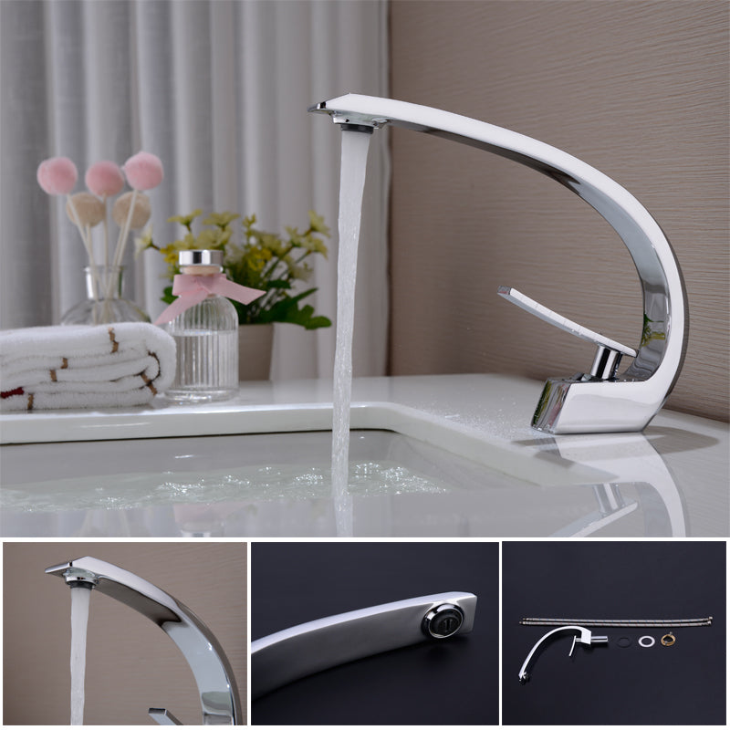 Bad Armatur Wasserfall Waschtischarmatur Mischbatterie Waschbecken Wasserhahn