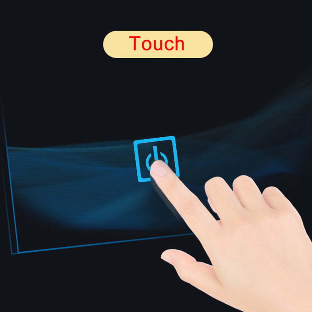LED Badspiegel 50-100 cm Wandspiegel mit Beleuchtung EINZEL Touch Beschlagfrei Kaltweiß
