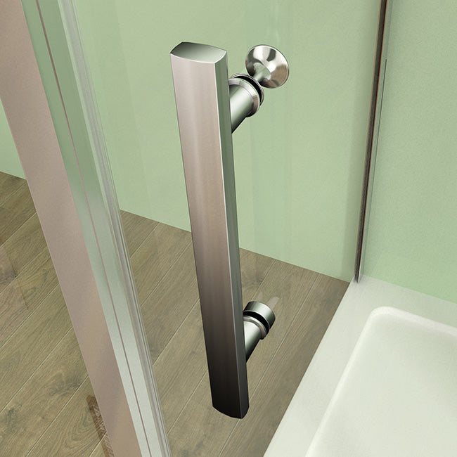 Duschtür Falttür 100 cm NANO Glas H.185 cm Nische Dusche Schwingtür Nischentür