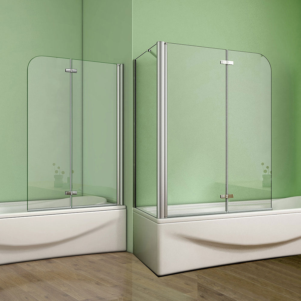 Aica Walk-in Dusche 120 Cm Breit – 8/10mm Nano-Glas, Rauchfarben, Aluminiumrahmen, Höhe 200 Cm