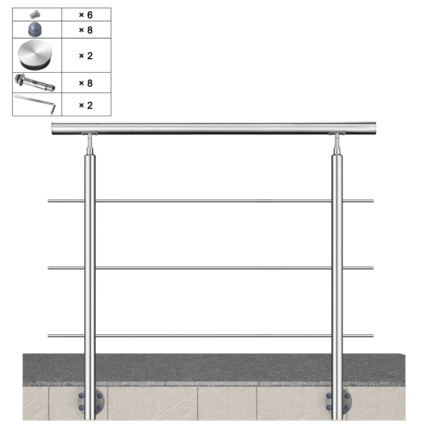 100 cm 120 cm 3 Querstreben
