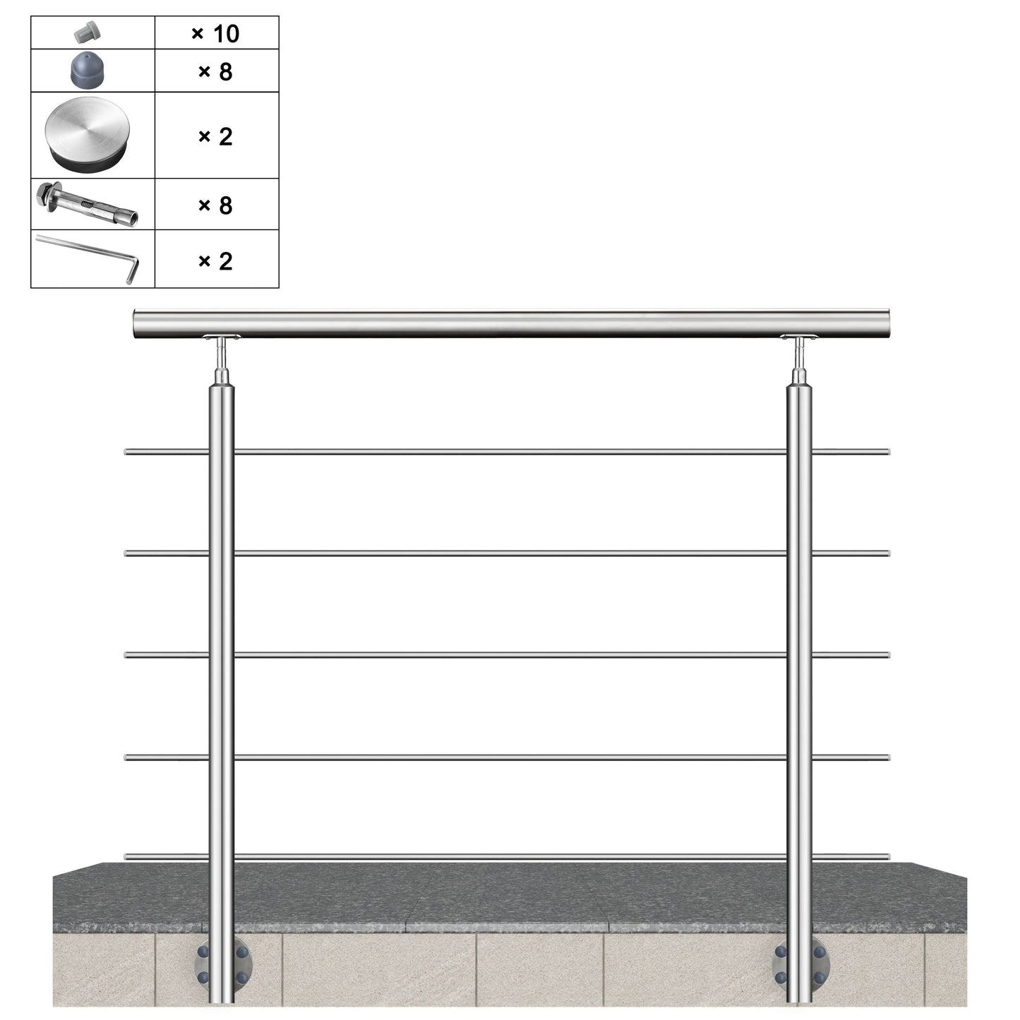 100 cm 120cm 5 Querstreben