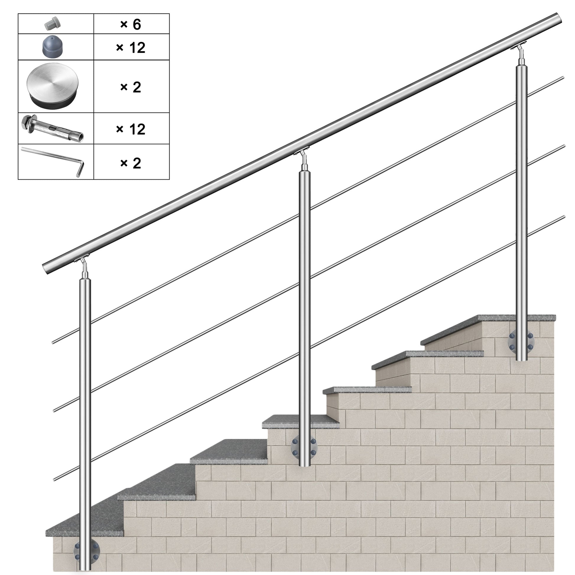 200 cm 240 cm 3 Querstreben