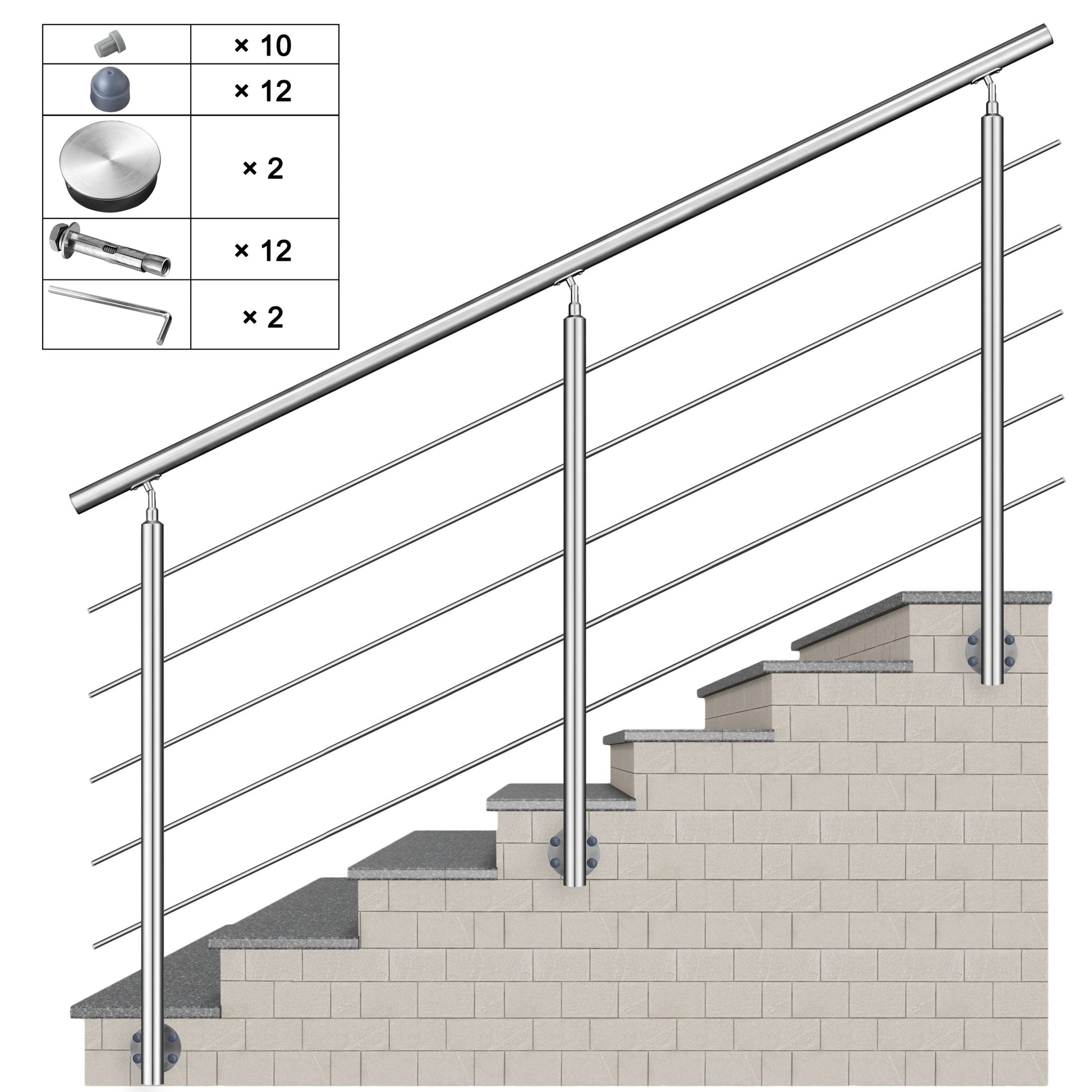 200 cm 240cm 3 Querstreben