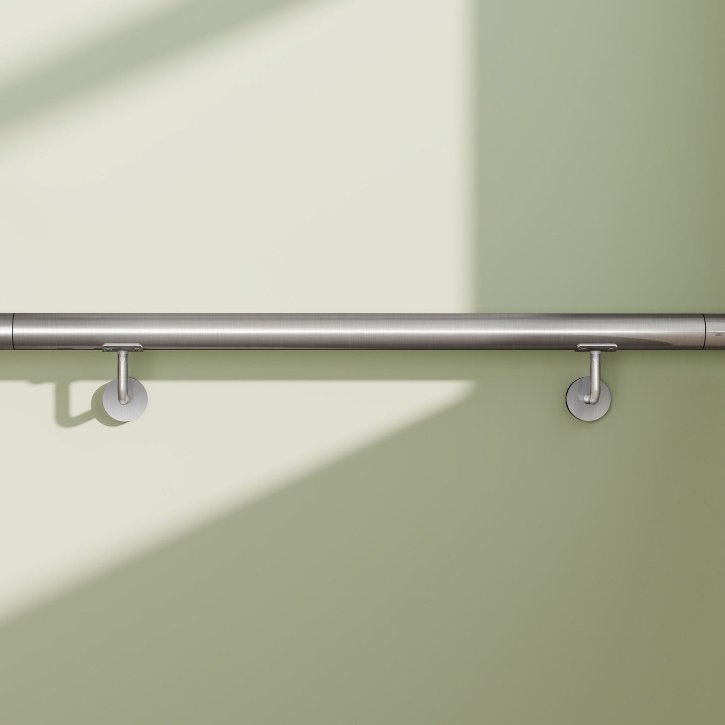Handlauf Edelstahl 304 V2A Ø42,4 mm Wandmontage, verbindbar & erweiterbar