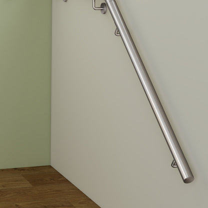 Handlauf Edelstahl 304 V2A Ø42,4 mm Wandmontage, verbindbar & erweiterbar