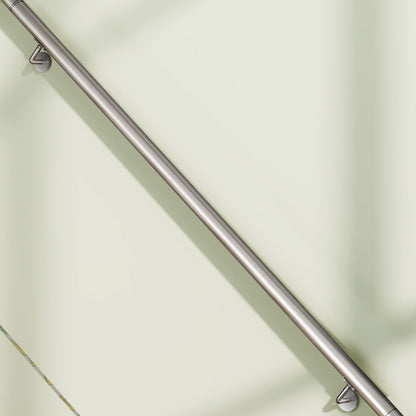 Handlauf Edelstahl 304 V2A Ø42,4 mm Wandmontage, verbindbar & erweiterbar