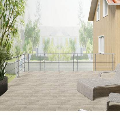 Edelstahl Geländer 3/5 Querstäbe Treppengeländer 80-240cm Handlauf | Balustradensystem für Balkon & Terrasse
