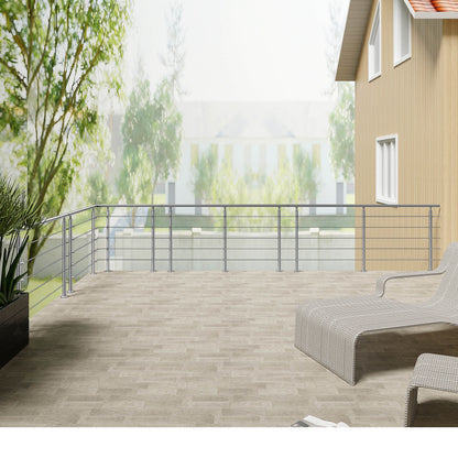 Edelstahl Geländer 3/5 Querstäbe Treppengeländer 80-240cm Handlauf | Balustradensystem für Balkon & Terrasse