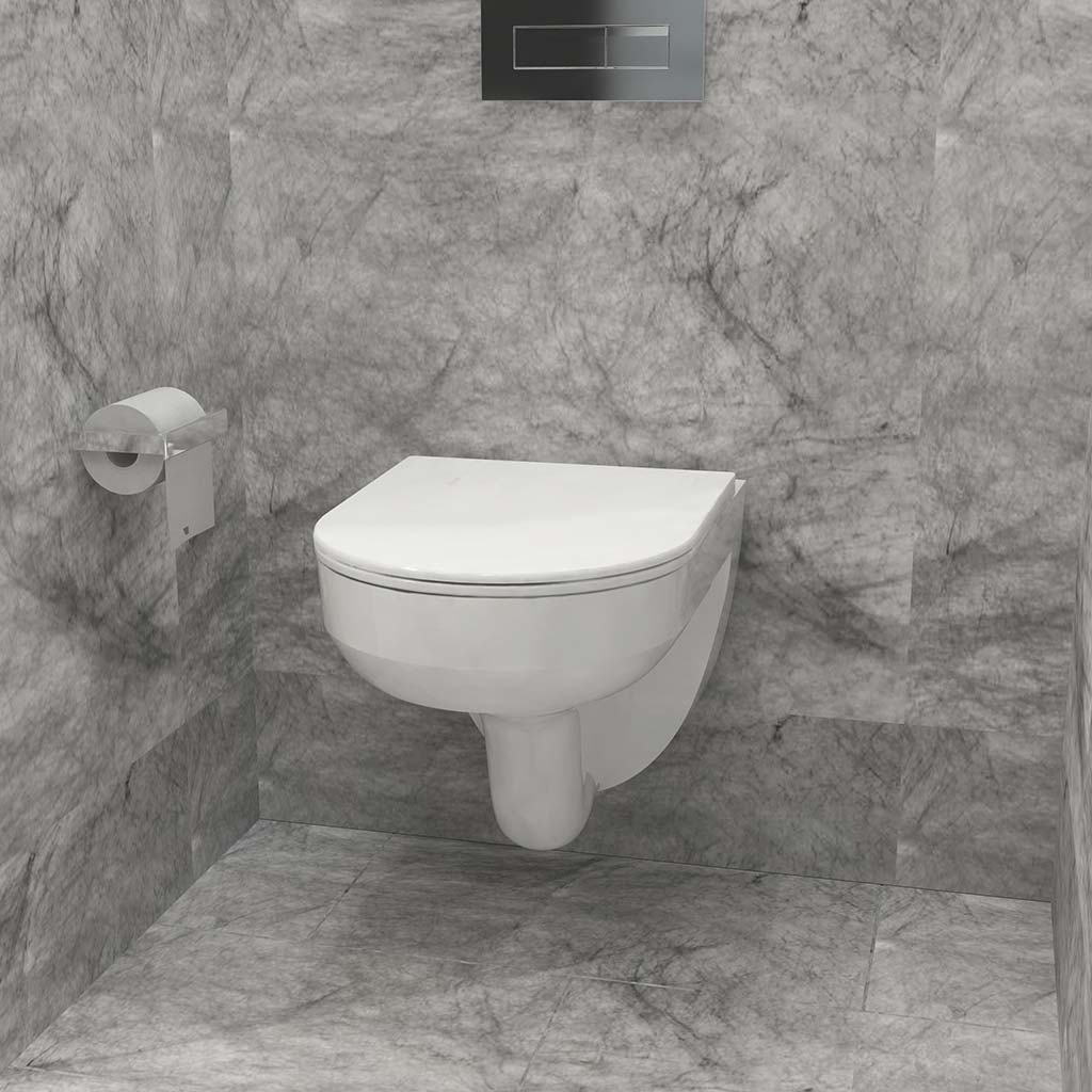 Wandhängende Toilette WC Wand-WCs Softclose Absenkautomatik