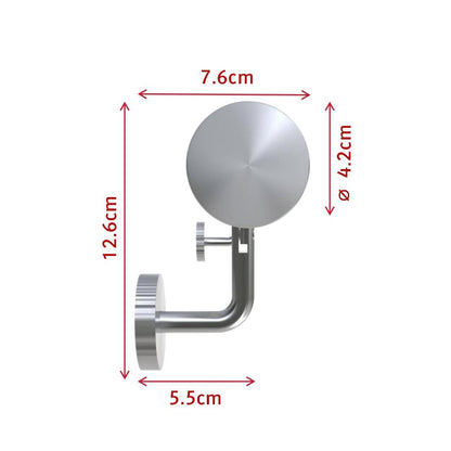 Handlauf Edelstahl 304 V2A Ø42,4 mm Wandmontage, verbindbar & erweiterbar