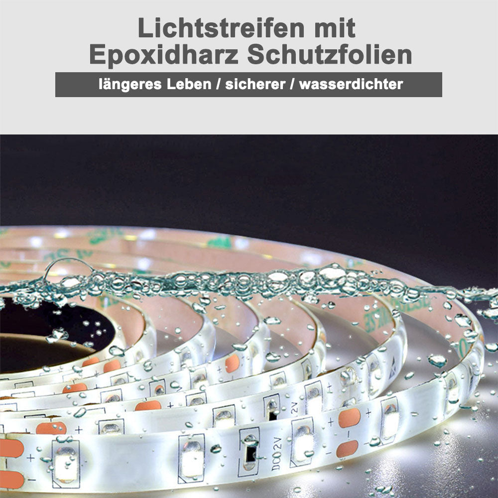 Badspiegel mit Beleuchtung 70x50cm LED Wandspiegel mit Wand-Schalter Beschlagfrei Lichtspiegel Badezimmerspiegel Kaltweiß IP44