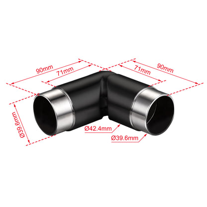 Schwarz|Verstellbar (90°–220°)