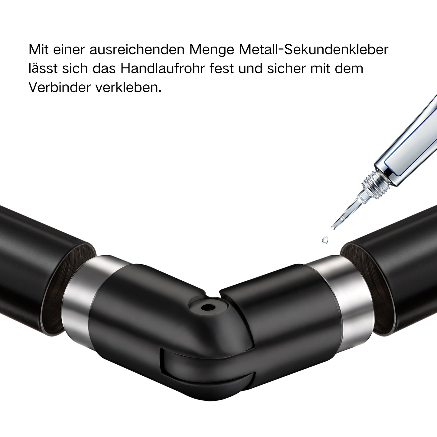 Schwarz|Verstellbar (90°–220°)