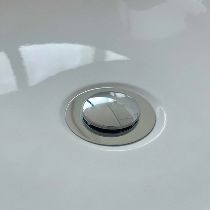 Halbfreistehende Oval-Badewanne Weiß | 150x75cm / 170x80cm Acryl Komplettset