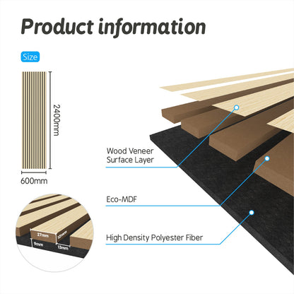 [TX1] Akustikpaneele Natur Eiche – Produktinformation und Materialaufbau