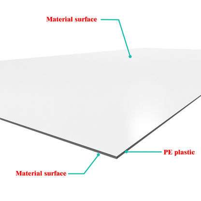 Wandpaneel schwarze PE-Aluminiumpaneele Dushwandpaneele H.210cm