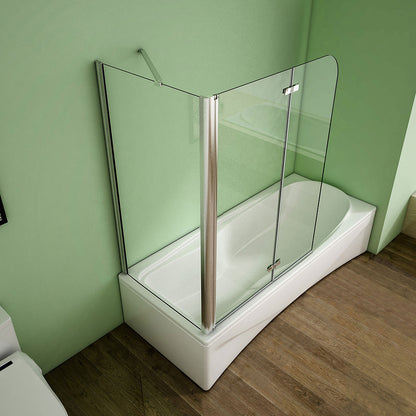 Duschkabine Seitenwand Duschwand Badewannenaufsatz Glas