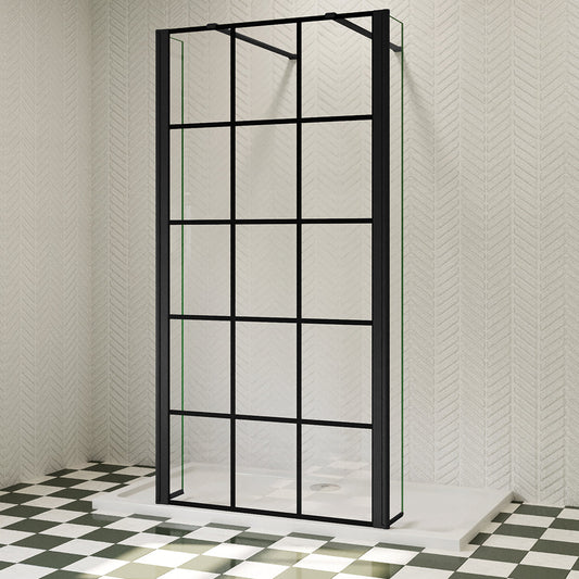 Walk In Glaswand Glasdusche 120 cm 8mm NANO Glas H.200 cm