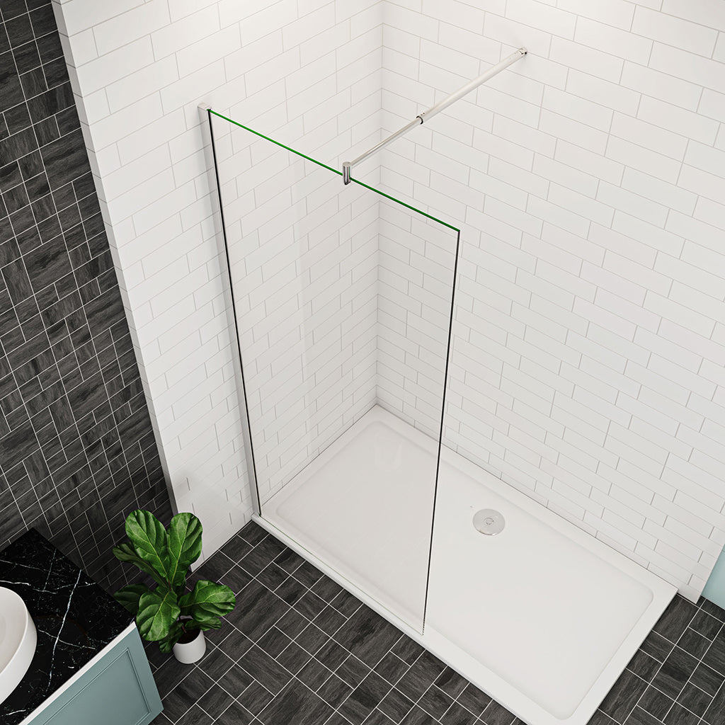 Freistehende Duschtrennwand FREE-H – 10 Mm ESG-Sicherheitsglas, 140 X 200 Cm