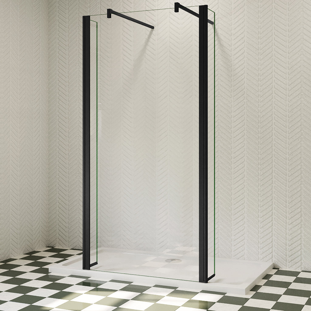 Walk In Glaswand Glasdusche 70 cm 8mm NANO Glas H.200 cm