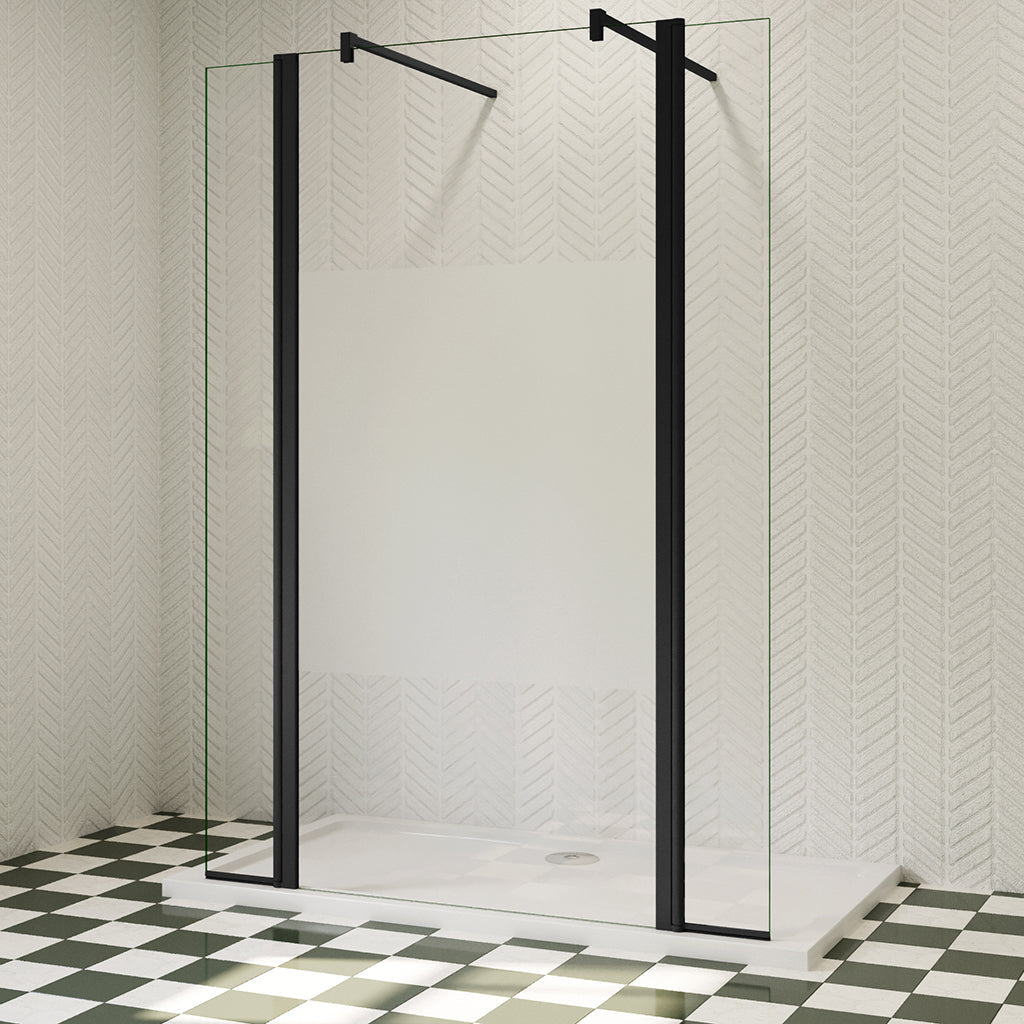 Begehbare Dusche Duschwand Duschabtrennung 70 cm 8mm NANO Glas H.200 cm