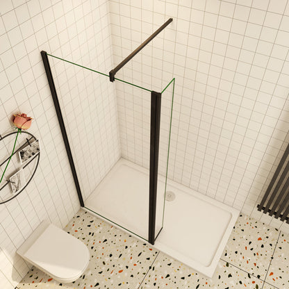 60 cm H.200 cm Offen Duschabtrennung 8mm NANO Glas Aica Walk In Duschwand Dusche
