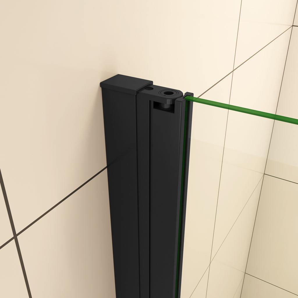 96 cm H.200 cm Drehtür Duschabtrennung 8mm NANO Glas Walk In Duschwand Dusche Duschtür