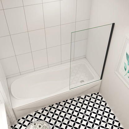 B.70 x H.140 cm 6mm NANO ESG Glas Duschwand Für Badewanne Feststehend