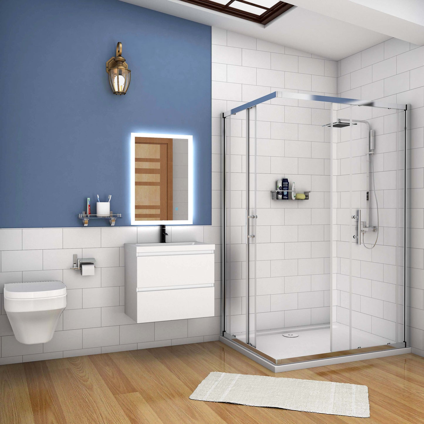 So viele Möglichkeiten, deine Zuhause gut zu tun, fangen am besten gleich an, in deinem Badezimmer. Eine gute Entscheidung ist LORENZA-Serie Badmöbel.