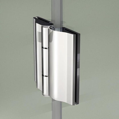 Duschabtrennung 80-120cm Scharniertür 70-100cm Duschwand 8mm Glas